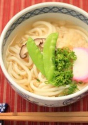 ちゃんぷる～の素で作るかけだしうどん-レシピのメイン写真