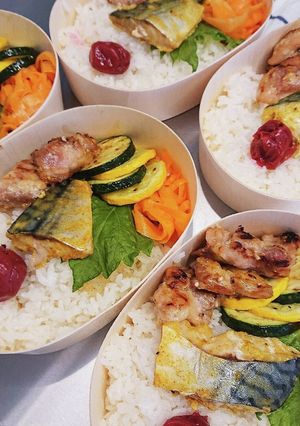 夏弁当☆塩麹チキン＆タンドリー鯖-レシピのメイン写真