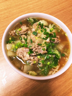 白菜と豚バラの山椒とろみラーメン-レシピのメイン写真