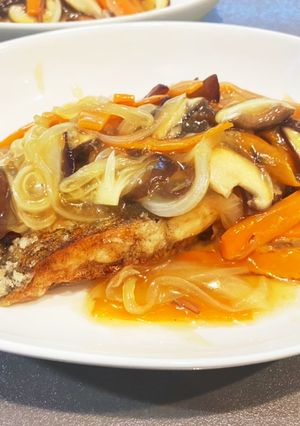 カレイの甘酢あんかけ『何食べ』#77-レシピのメイン写真