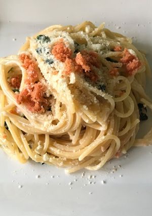 手抜きチーズクリームパスタ-レシピのメイン写真