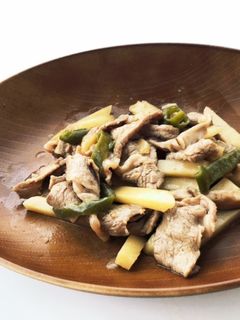 ピーマンとじゃがいもの牛肩ロース炒め-レシピのメイン写真