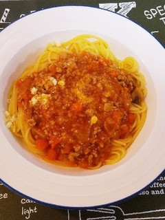 野菜たっぷりミートソーススパゲッティ-レシピのメイン写真