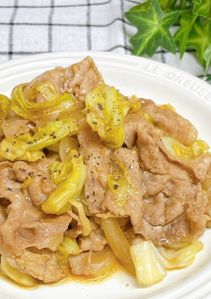 豚こまとキャベツのカレー炒め-レシピのメイン写真