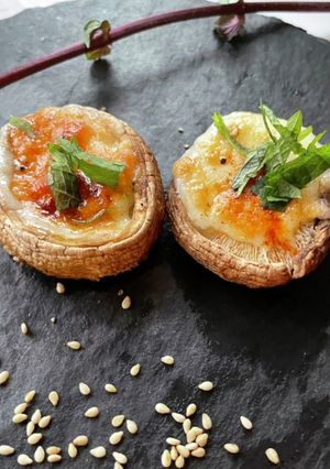 あと一品！5分でおつまみ　しいたけチーズ-レシピのメイン写真