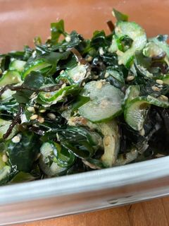 わかめときゅうりのかつお節塩昆布あえ-レシピのメイン写真
