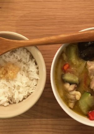 パプリカとナスのココナッツタイカレー-レシピのメイン写真
