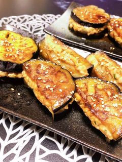 トロトロ茄子の挟み焼き♡-レシピのメイン写真