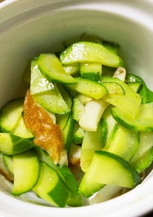 副菜に！きゅうりとちくわの炒め物-レシピのメイン写真