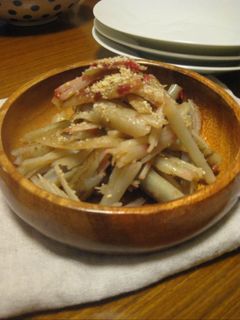 たたきごぼうの梅和え。-レシピのメイン写真