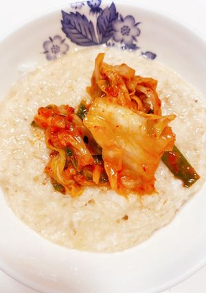 腸活やダイエットに◎キムチとろろごはん-レシピのメイン写真