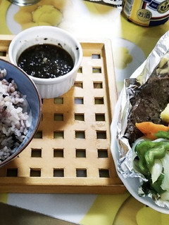ヘルシオで作るビフテキのパイナップルのせ-レシピのメイン写真