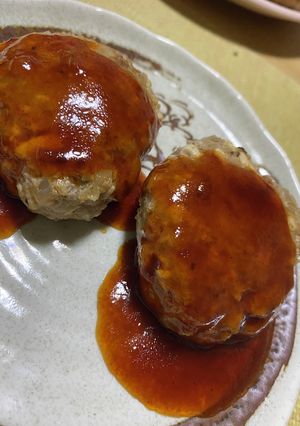 練り梅入りハンバーグソース-レシピのメイン写真