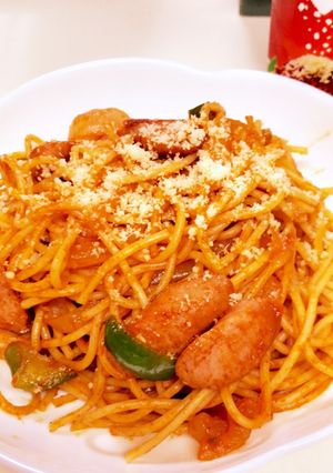 昔ながらのナポリタン-レシピのメイン写真