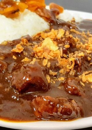 ハナマサの黒カレールーで作るカレーライス-レシピのメイン写真