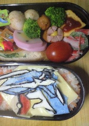 ポケモン　ディアルガ　キャラ弁-レシピのメイン写真