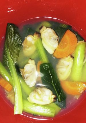 時短☆鉄分補給にあさりの味噌汁-レシピのメイン写真