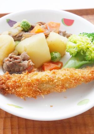 保育園給食カレー肉じゃが-レシピのメイン写真
