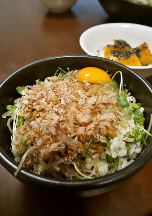 納豆かけそば-レシピのメイン写真