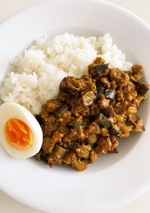 茄子と豚ひきのカレー-レシピのメイン写真