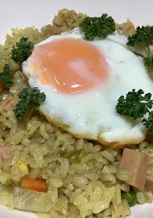 もち麦入り！めちゃ美味しいカレーピラフ♬-レシピのメイン写真