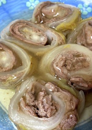 薄切り牛肉の白菜巻き-レシピのメイン写真