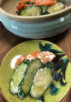 ヨーグルトと味噌で簡単糠床☆塩をして漬物-レシピのメイン写真
