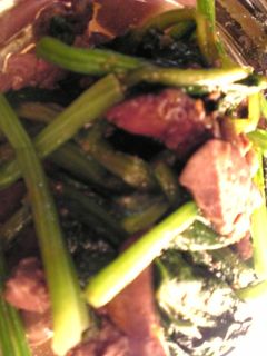 簡単:鶏レバーとほうれん草炒め-レシピのメイン写真