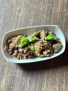 鮮度こうじみそで茄子ピーマンの肉みそ炒め-レシピのメイン写真