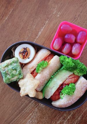 JK☆ホットドッグ弁当♪-レシピのメイン写真