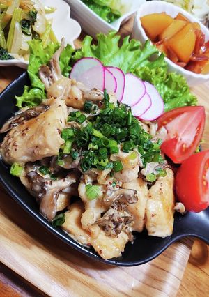 鶏むね肉と舞茸のやみつきハニーマスタード-レシピのメイン写真