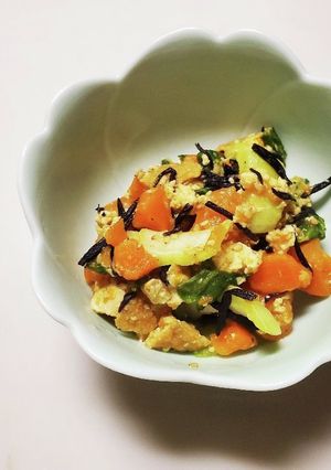 【リメイク】青梗菜のごまみそ和え-レシピのメイン写真