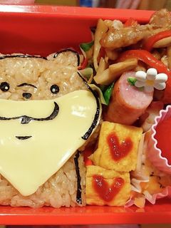 可愛い嘘のカワウソおにぎり弁当!-レシピのメイン写真