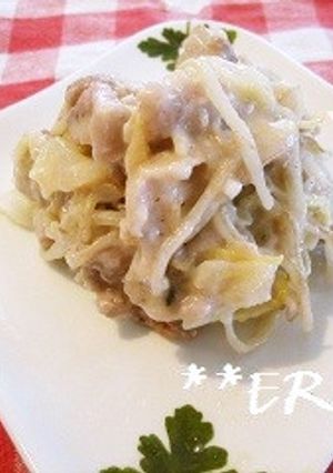 豚肉ともやしのチーズクリーム煮～♪♪-レシピのメイン写真