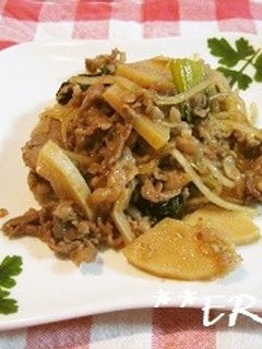 牛肉とたけのこの春雨炒め~♪♪-レシピのメイン写真
