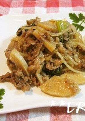 牛肉とたけのこの春雨炒め～♪♪-レシピのメイン写真
