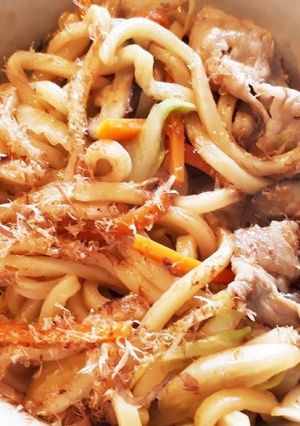 ウスターソース焼きうどん-レシピのメイン写真