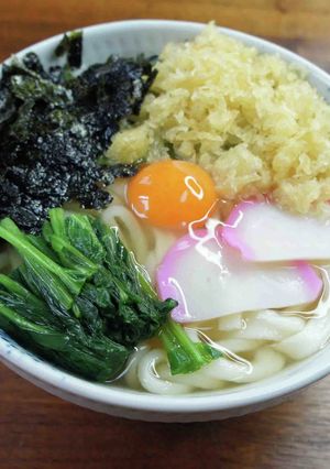 たぬきうどん-レシピのメイン写真