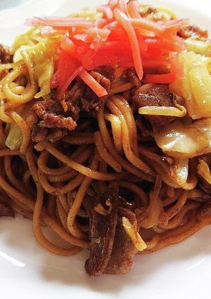 お好みソースで焼きそば-レシピのメイン写真