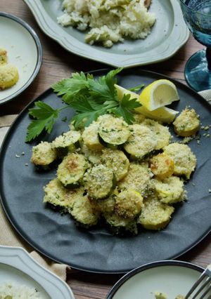 ズッキーニの香草パン粉焼き-レシピのメイン写真
