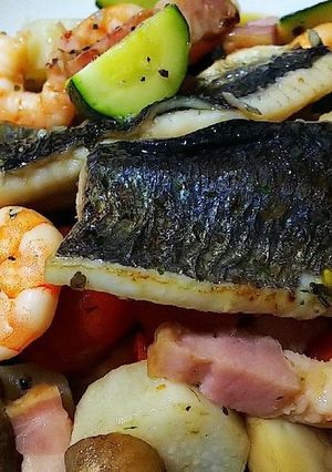 飛び魚のアクアパッツァ-レシピのメイン写真