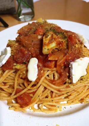 フレッシュトマトとバジルのパスタ-レシピのメイン写真