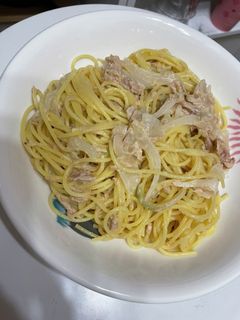保育園メニュー再現!ツナマヨパスタ-レシピのメイン写真