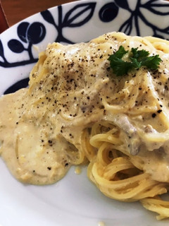 簡単!牛乳と全卵♡カルボナーラパスタ-レシピのメイン写真