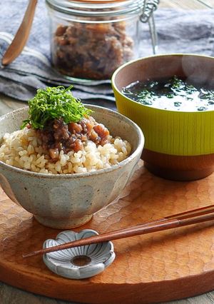 茗荷の忘れ物（茎）で作る茗荷味噌-レシピのメイン写真