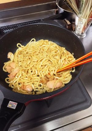 バター醤油焼きうどん-レシピのメイン写真