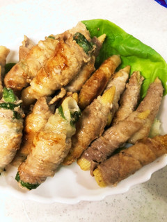 ヤングコーンの肉巻き-レシピのメイン写真