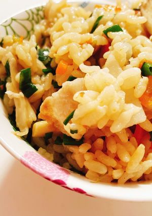 豚バラ薄切りで♡超簡単ねぎ塩炊き込みご飯-レシピのメイン写真