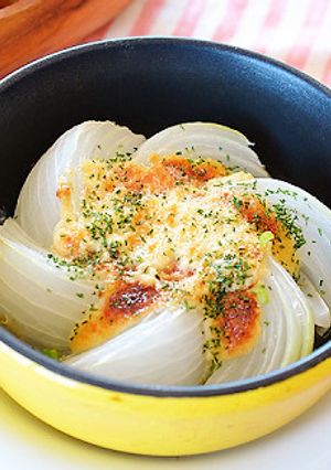 新玉ねぎとたらこマヨネーズのオーブン焼き-レシピのメイン写真