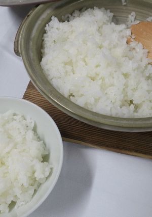 土鍋で炊く白ご飯-レシピのメイン写真